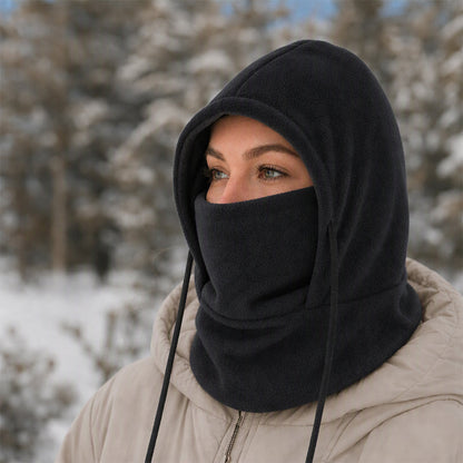 Cagoule de cyclisme thermique et coupe-vent unisexe
