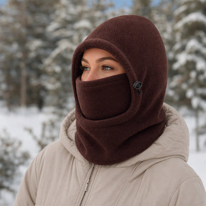 Cagoule de cyclisme thermique et coupe-vent unisexe