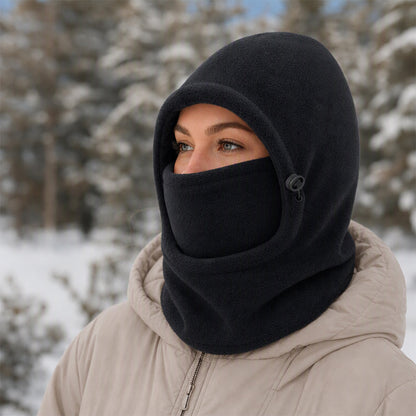 Cagoule de cyclisme thermique et coupe-vent unisexe