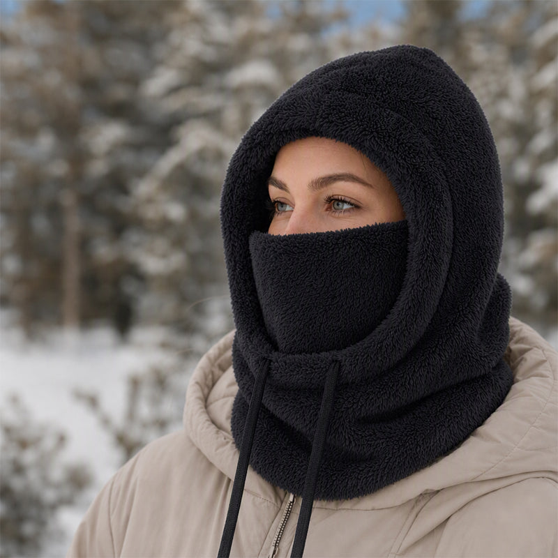 Cagoule de cyclisme thermique et coupe-vent unisexe