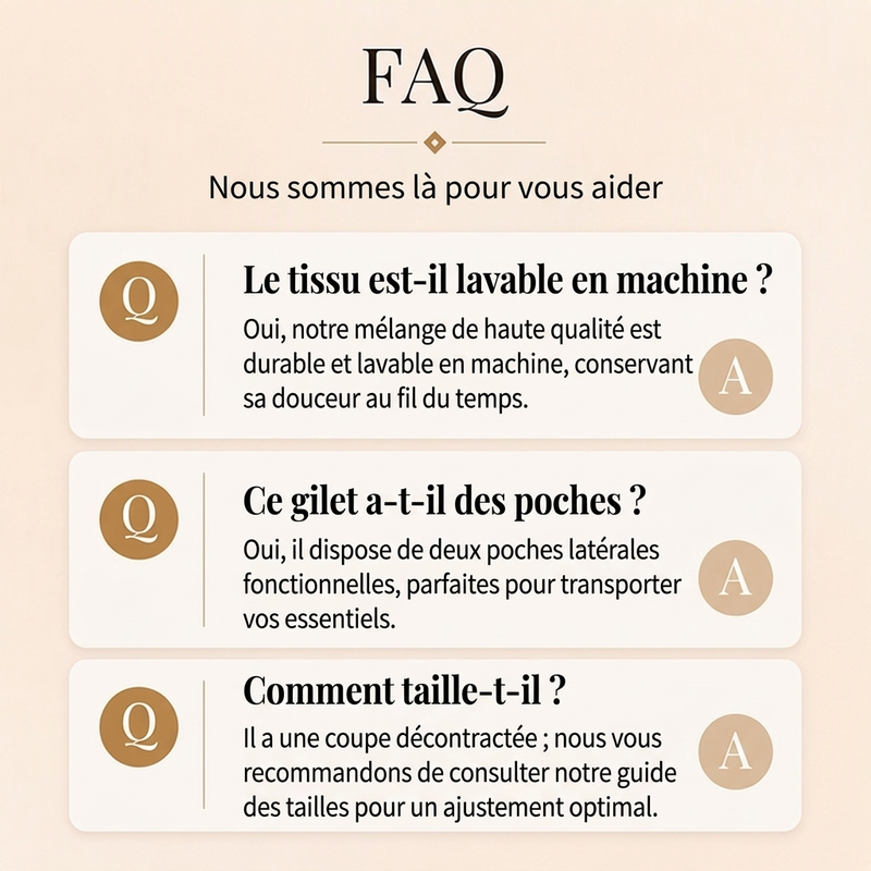 Gilet chaud décontracté en sherpa pour femme