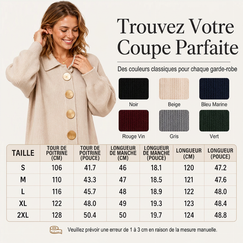 Robe longue en maille côtelée à manches bouffantes pour femme