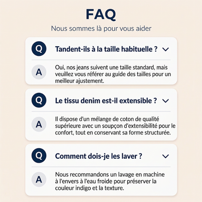 Jeans décontractés extensibles à taille haute pour femmes