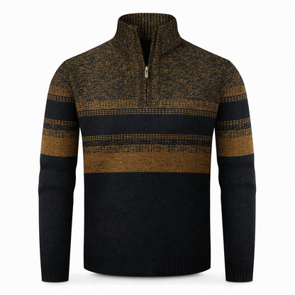Cardigan en triqué à carreaux pour homme, doublure molletonnée, à capuche, manteau épais à manches longues pour l'hiver