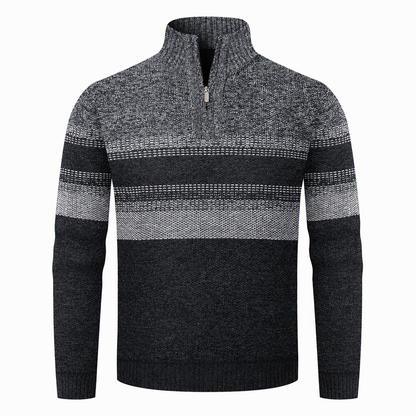 Cardigan en triqué à carreaux pour homme, doublure molletonnée, à capuche, manteau épais à manches longues pour l'hiver
