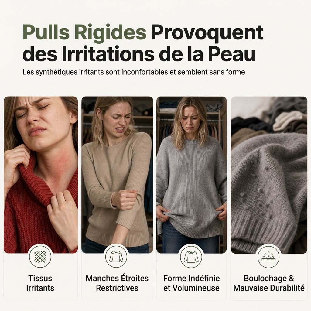 Pull en maille unisexe pour femme