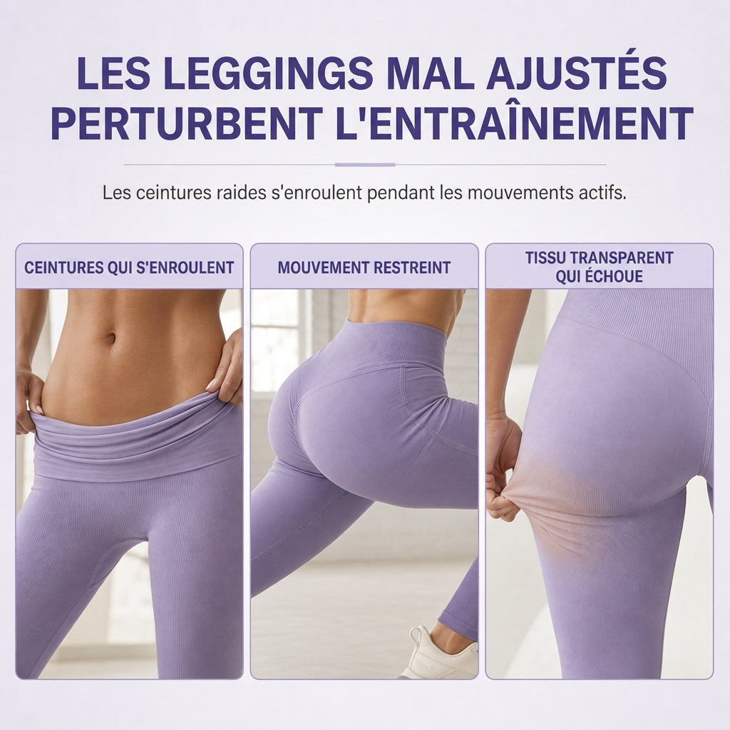 Pantalons de yoga côtelés sans couture taille haute, leggings de sport pour la salle de sport, collants athlétiques