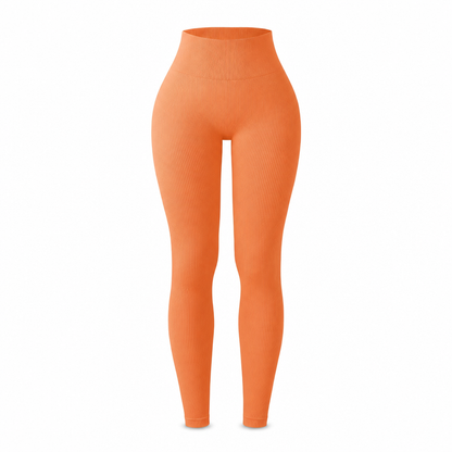 Pantalons de yoga côtelés sans couture taille haute, leggings de sport pour la salle de sport, collants athlétiques