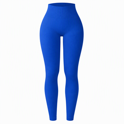Pantalons de yoga côtelés sans couture taille haute, leggings de sport pour la salle de sport, collants athlétiques