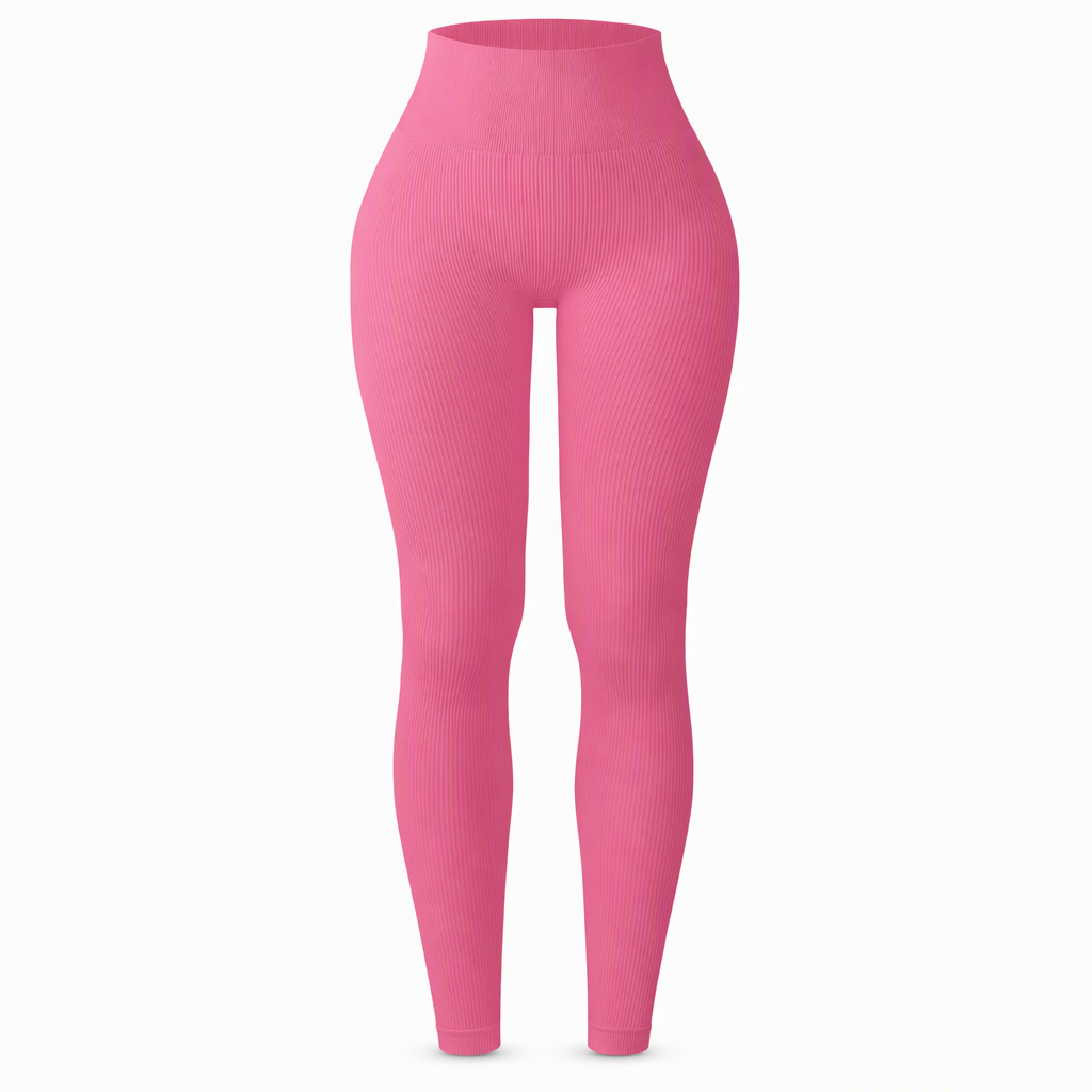 Pantalons de yoga côtelés sans couture taille haute, leggings de sport pour la salle de sport, collants athlétiques