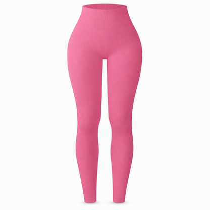 Pantalons de yoga côtelés sans couture taille haute, leggings de sport pour la salle de sport, collants athlétiques