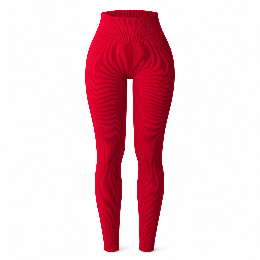 Pantalons de yoga côtelés sans couture taille haute, leggings de sport pour la salle de sport, collants athlétiques