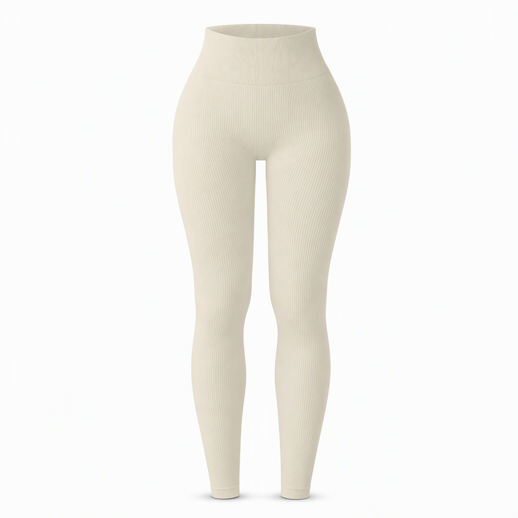 Pantalons de yoga côtelés sans couture taille haute, leggings de sport pour la salle de sport, collants athlétiques