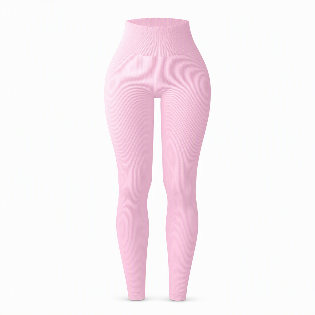 Pantalons de yoga côtelés sans couture taille haute, leggings de sport pour la salle de sport, collants athlétiques