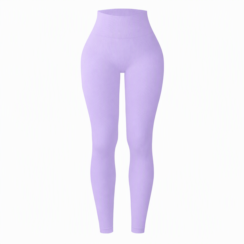Pantalons de yoga côtelés sans couture taille haute, leggings de sport pour la salle de sport, collants athlétiques
