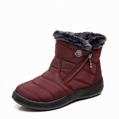 Bottes de neige d'hiver pour femme avec doublure moelleuse