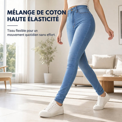 Pantalon crayon taille haute et ajusté pour femmes