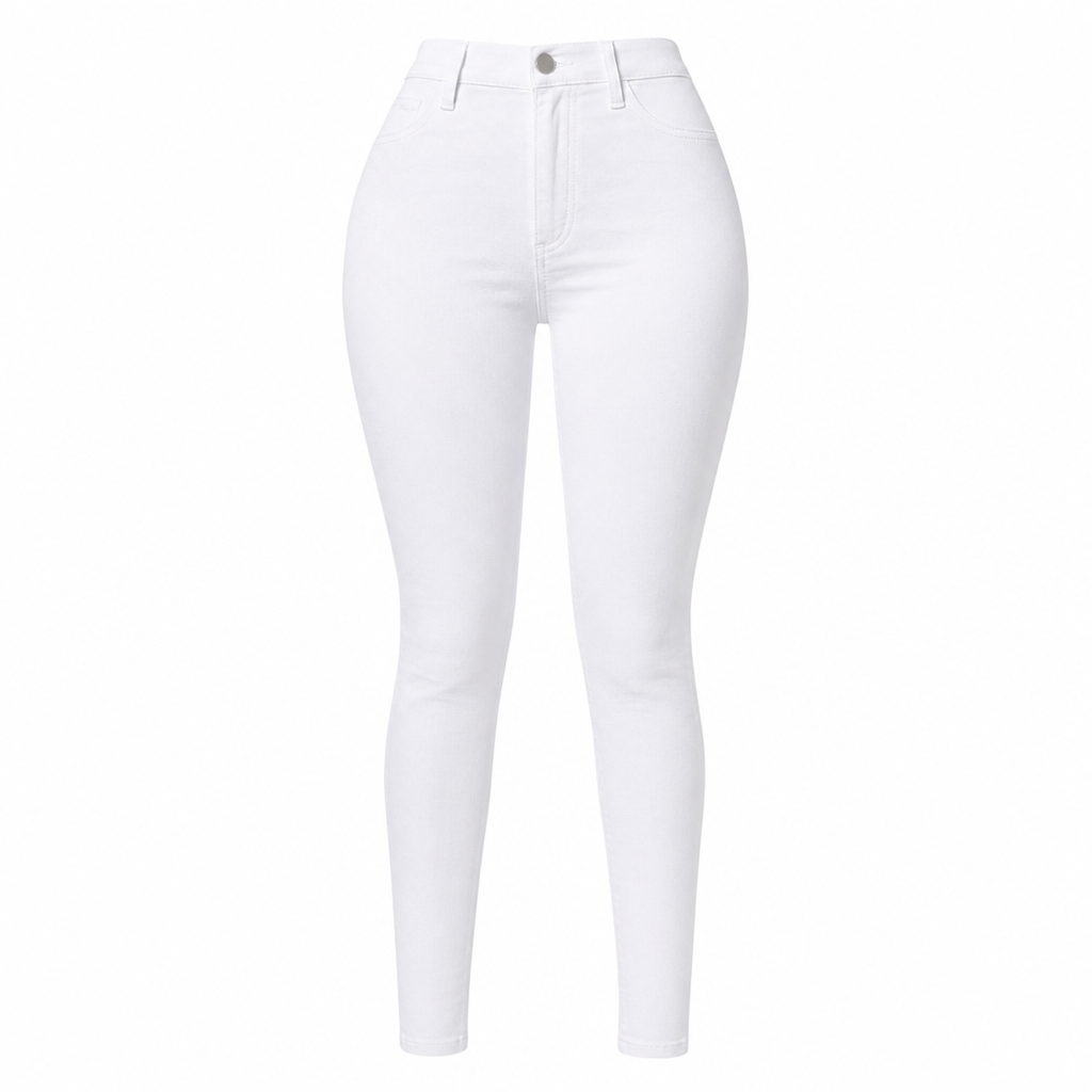Pantalon crayon taille haute et ajusté pour femmes