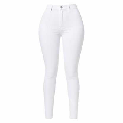 Pantalon crayon taille haute et ajusté pour femmes