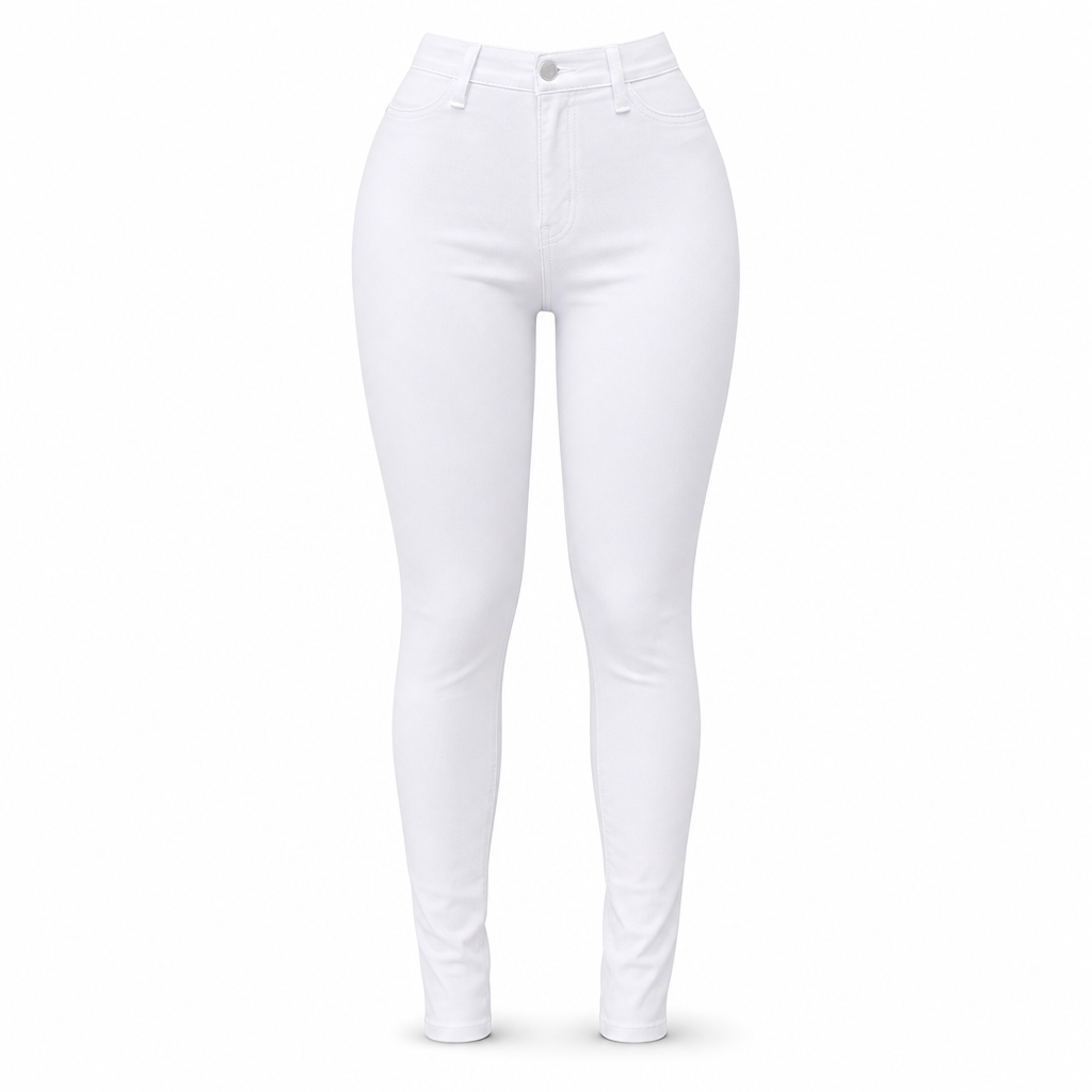 Pantalon crayon taille haute et ajusté pour femmes