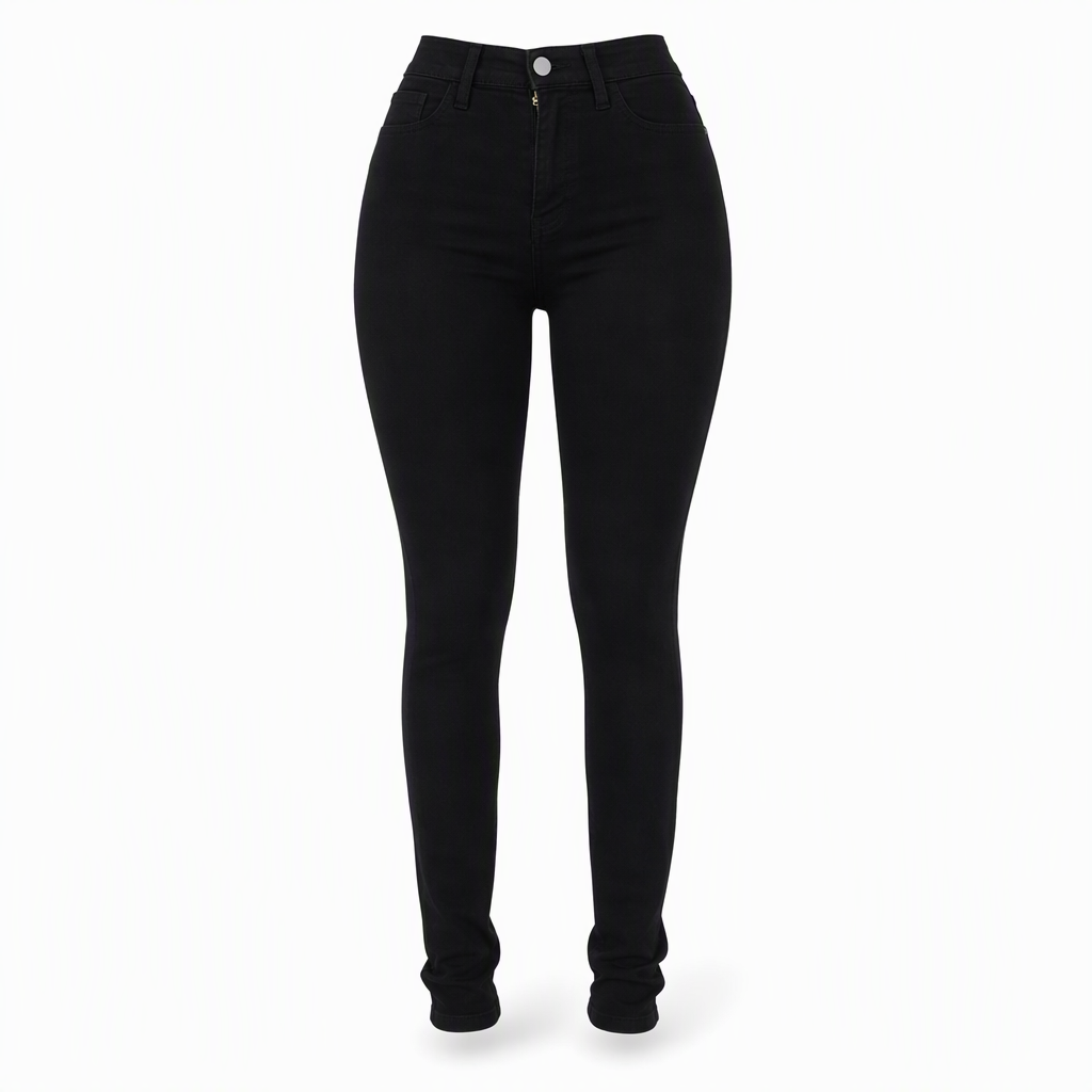 Pantalon crayon taille haute et ajusté pour femmes
