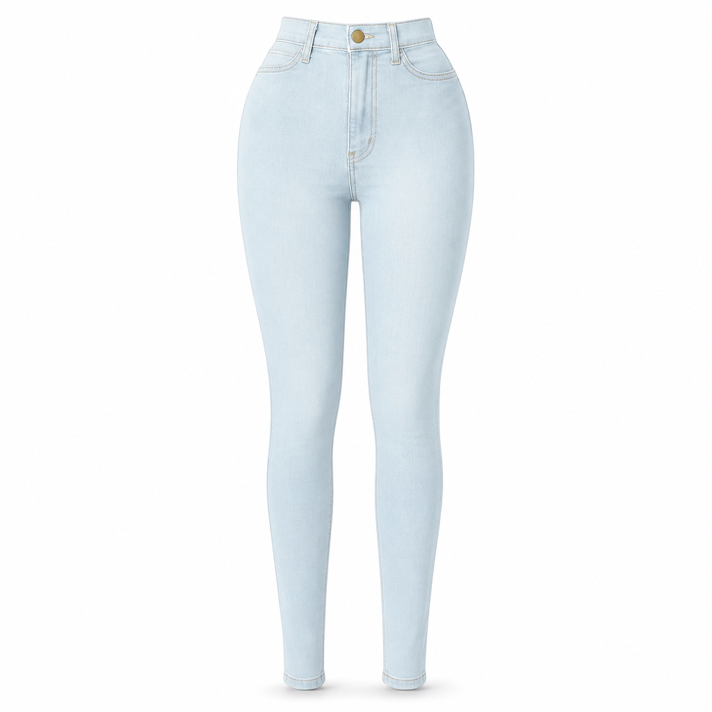 Pantalon crayon taille haute et ajusté pour femmes