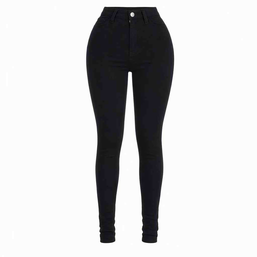 Pantalon crayon taille haute et ajusté pour femmes