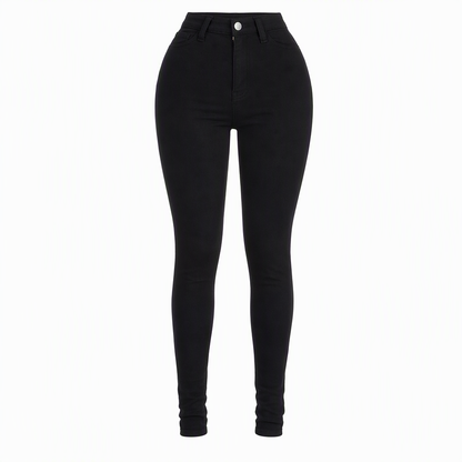 Pantalon crayon taille haute et ajusté pour femmes