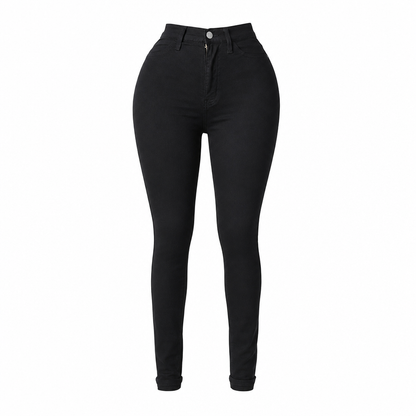 Pantalon crayon taille haute et ajusté pour femmes