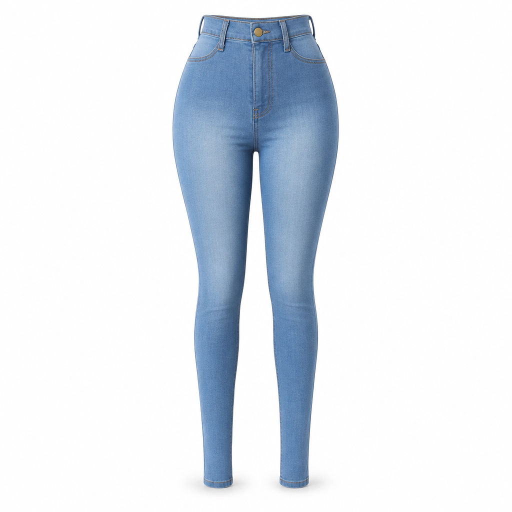 Pantalon crayon taille haute et ajusté pour femmes