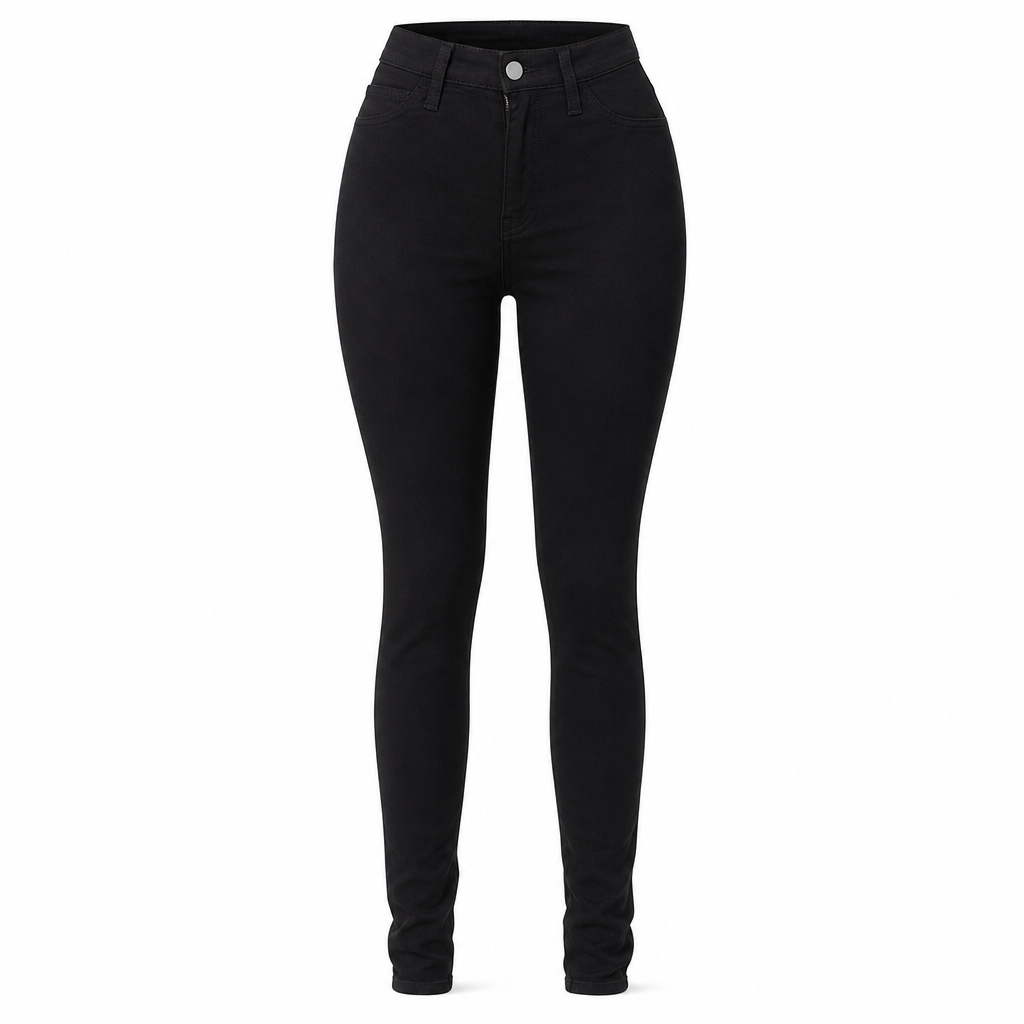 Pantalon crayon taille haute et ajusté pour femmes
