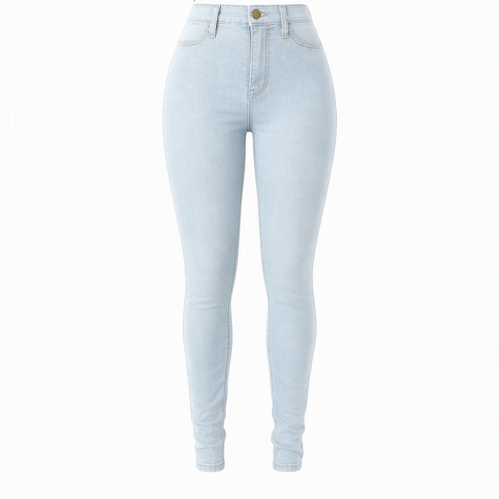 Pantalon crayon taille haute et ajusté pour femmes
