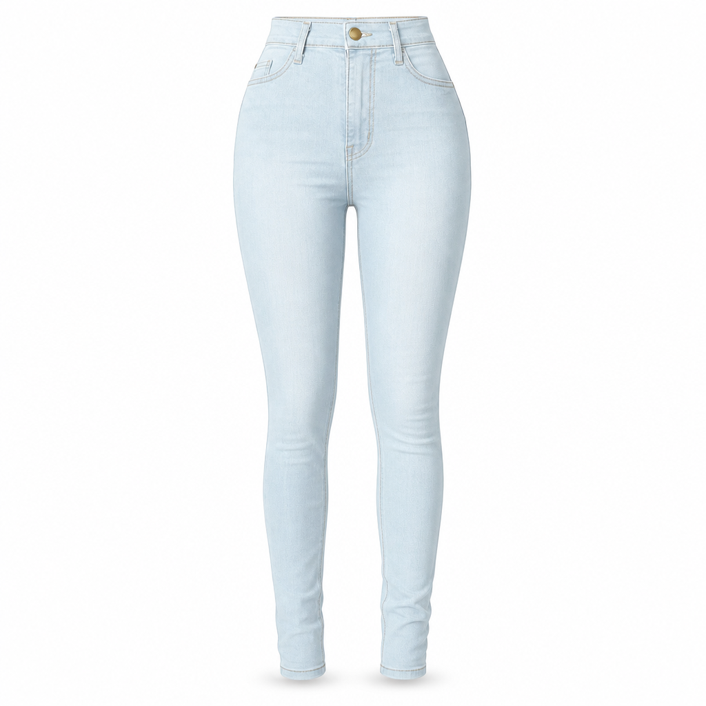 Pantalon crayon taille haute et ajusté pour femmes
