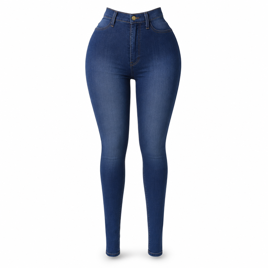 Pantalon crayon taille haute et ajusté pour femmes