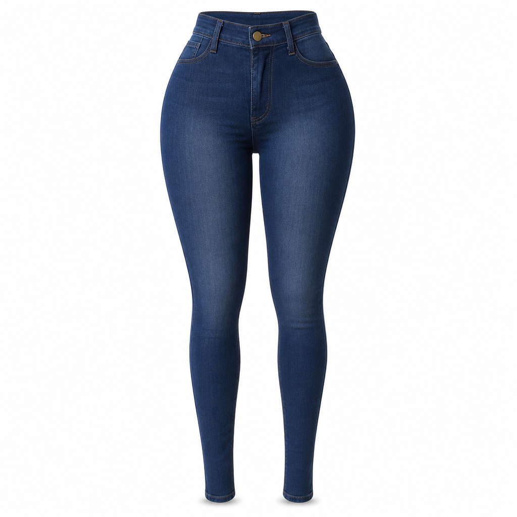 Pantalon crayon taille haute et ajusté pour femmes