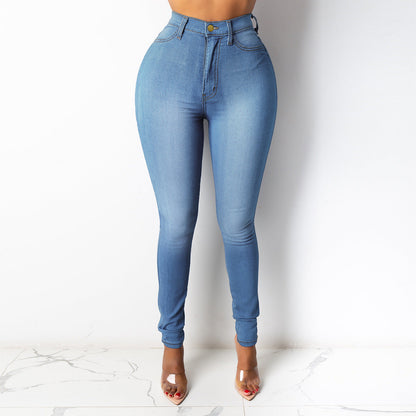 Pantalon crayon taille haute et ajusté pour femmes