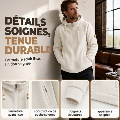 Hoodie Sherpa ultra-chaud unisexe