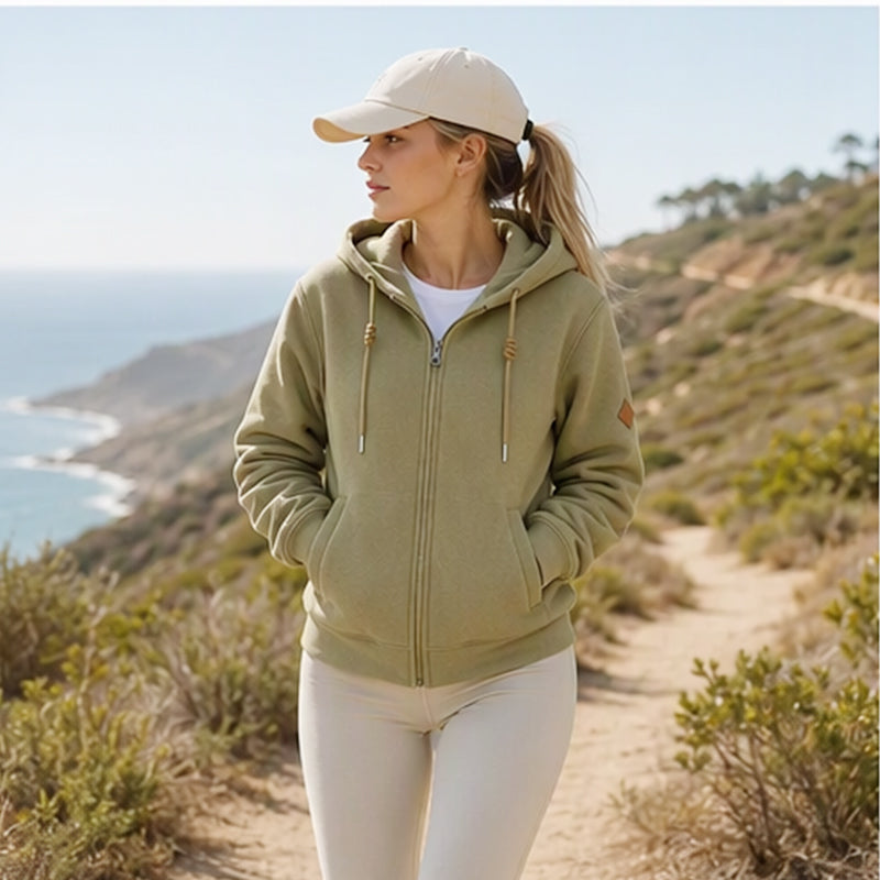 Hoodie Sherpa ultra-chaud unisexe