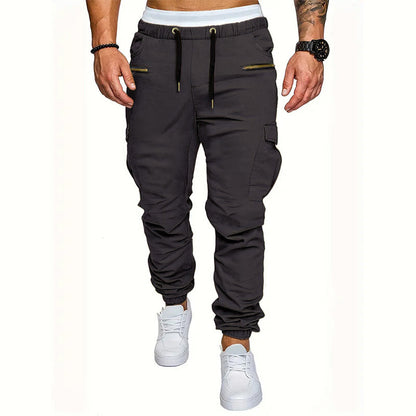 Pantalon cargo décontracté et ajusté pour homme