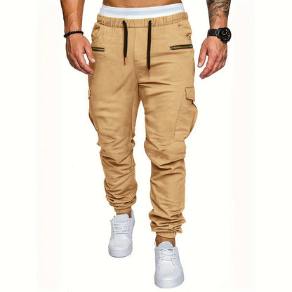 Pantalon cargo décontracté et ajusté pour homme