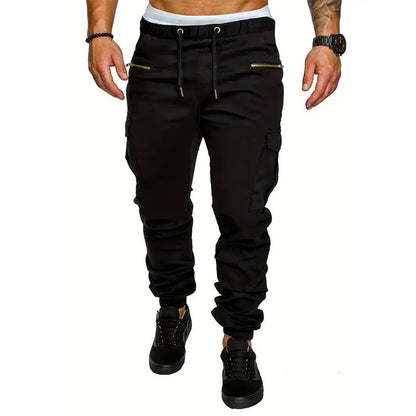 Pantalon cargo décontracté et ajusté pour homme