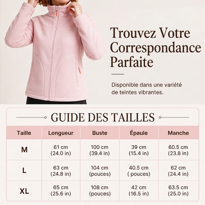 Veste thermique d'hiver douce pour femme