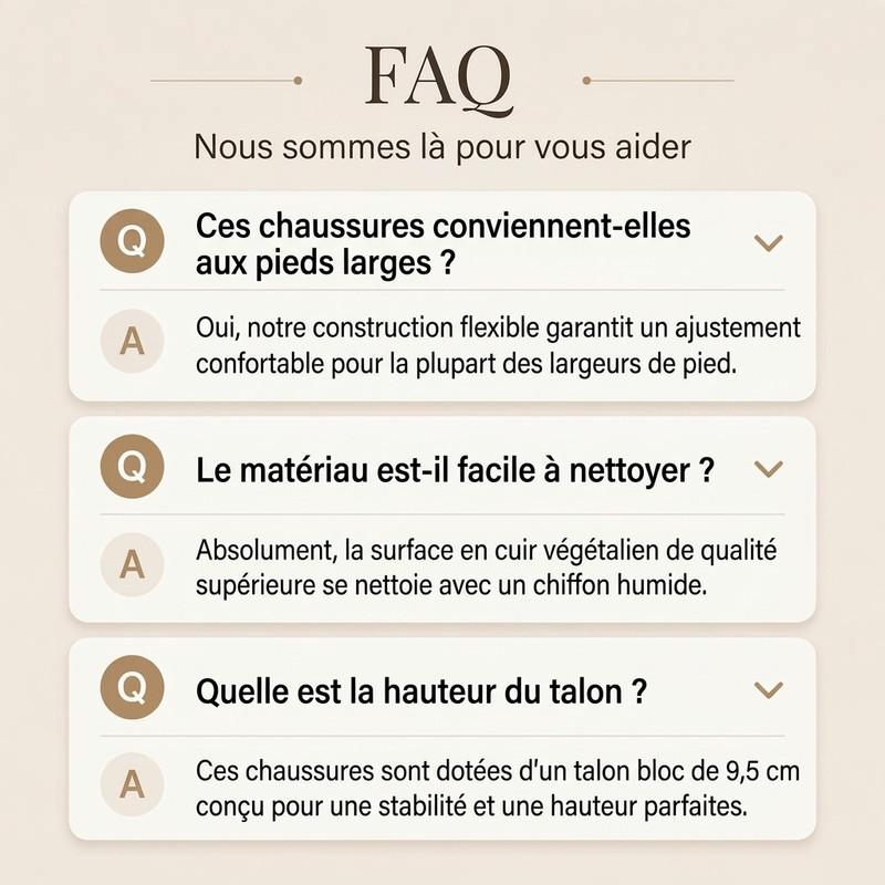 Escarpins femme à talons hairs épais et bout pointu élégants