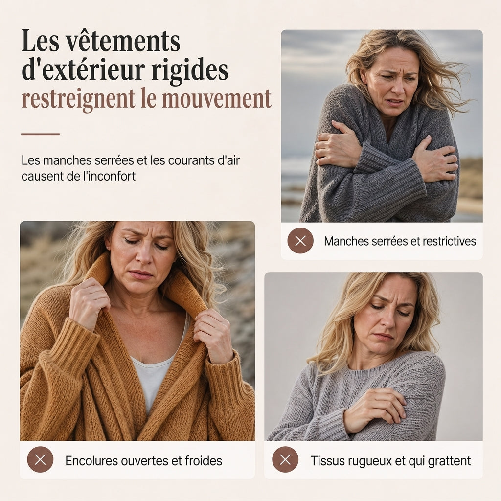 Cardigan en maille femme à manches chauve-souris oversized, avec col châle ouvert, pour l'automne et l'hiver