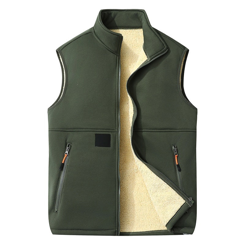 Gilet thermique d'hiver à col montant pour femme