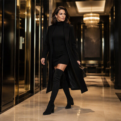 Bottes chic pour femmes au-dessus du genou