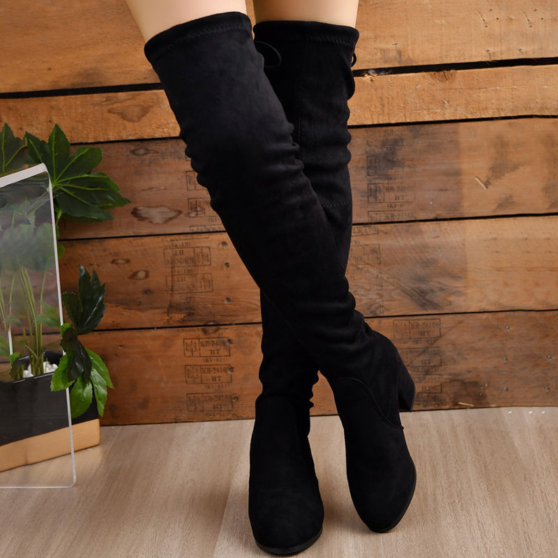 Bottes chic pour femmes au-dessus du genou