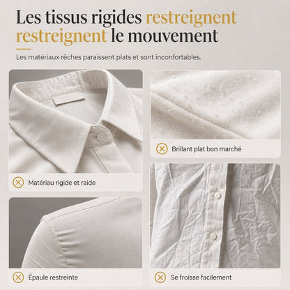 👜 -50 % sur toute la mode femme ! ✨T-shirt en velours à manches longues pour femme avec design à ruban
