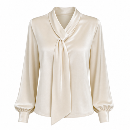 👜 -50 % sur toute la mode femme ! ✨T-shirt en velours à manches longues pour femme avec design à ruban