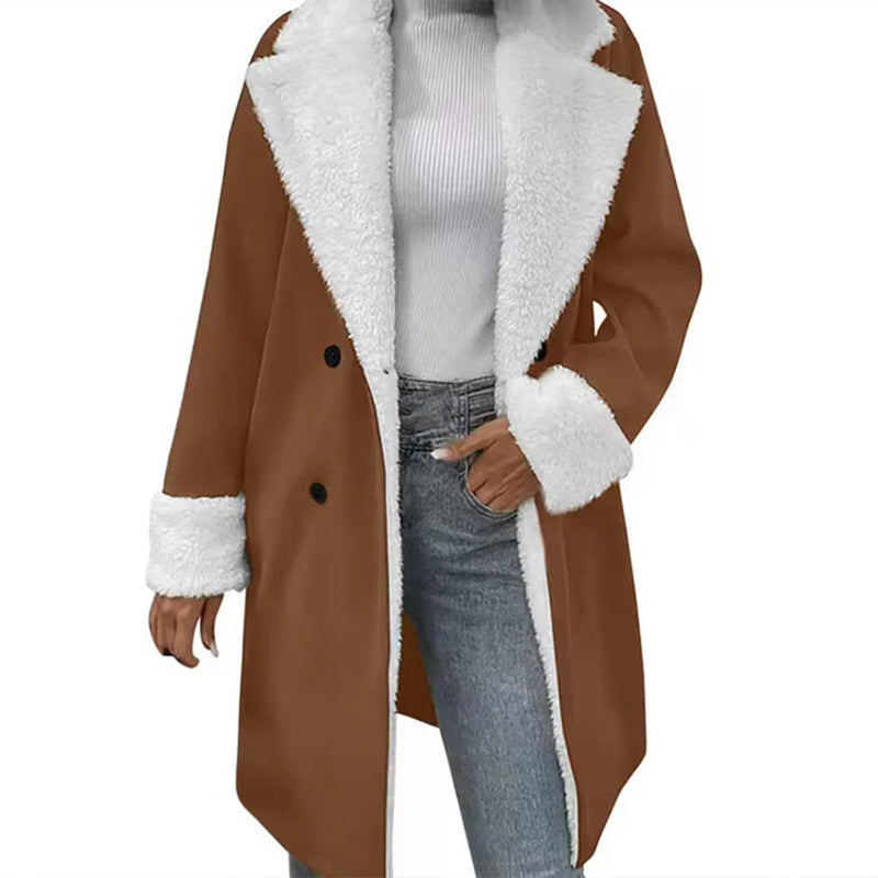 👜 -50 % sur toute la mode femme ! ✨Manteau en laine élégant d'hiver pour femmes